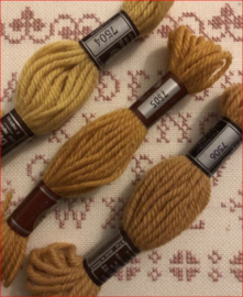 * 7506 borduurwol GEEL KERRIE LICHT Colbert DMC Laine pour tapisserie - virgin wool