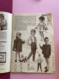1962 | Marion naaipatronen maandblad | nr. 171 oktober 1962  met radarblad jurken/kinderkleding
