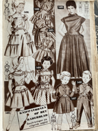1955 | Marion naaipatronen maandblad | nr. 089 - december 1955 (herenjas, jurken, kinderkleding en -jassen)