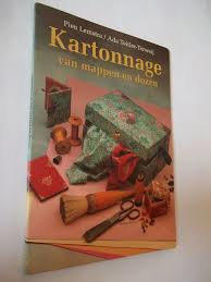 Boeken | Hobby | Papier | Kartonnage van mappen en dozen - 1990