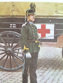 Verzamelkaart leger uniformen nr. 20 | België | Trein | 1910