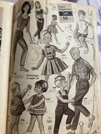 1963 | Marion naaipatronen maandblad | nr. 179 juni 1963 (met radarblad - kinderkleding en jurken)