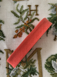 Band | Rood | Biaisband | Licht rood  | 2 cm | 100% katoen | Derco - kleurecht : patents pending