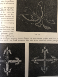 VERKOCHT | 1900 | De Fraaie Handwerken (Het Wit, Zijde, en goudborduren) naar het Duitsch door H.A. Krooneman | Zutphen W.J. Thieme & Cie. - Borduurtechnieken - Restauratie borduurwerken
