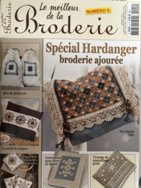 Tijdschriften | Borduren | Frankrijk | Le meilleur de la Broderie no. 9 - Mars - Avril - Mai 2013: Special Hardanger broderie ajourée
