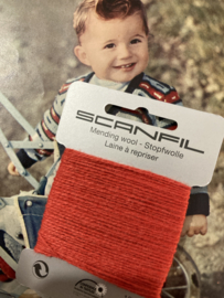 Stopwol | Rood | SCANFIL Mending | Stopgaren - Maasgaren - 15 meter