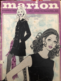 1969 | Marion naaipatronen maandblad | nr. 258 december  1969 - met radarblad - jurkjes, kinderkleding winter