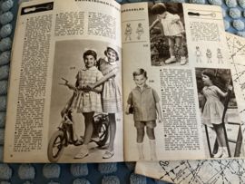 1965 | Marion naaipatronen maandblad | nr. 205 maart 1965 met radarblad (MANTELPAKJE/NAVI JURK)