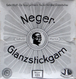 Verpakking Neger-Glanzstickgarn
