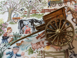 Messing wagen, wagentje, karretje of kar 'wagen zonder paard' | ca. 1920-1950