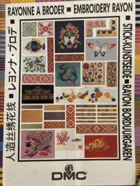 Borduurpatronen | DMC | Chinese stijl bloemen, vlinders, geometrische patronen - Rayon borduurgaren - Rayon a Broder - kruissteek