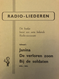 1950 | Muziek | Songteksten | Radio-liederen: Janina (Liedjes): De verloren zoon en Bij de soldaten