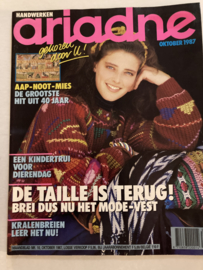 Tijdschriften | Handwerken | 1987 nr. 10 oktober | Ariadne: maandblad voor handwerken