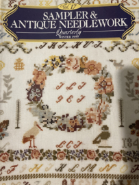 VERKOCHT | Tijdschriften | Borduren | Samper & Antique Needlework Quarterly Vol. 17 1999 Winter