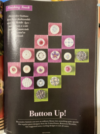Artikel: Button's Up: Knopen hoe zelf mooie knopen te borduren