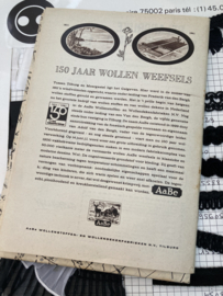 1811-1961 | Advertentie 150 jaar wollen weefsels AaBe (Tilburg)