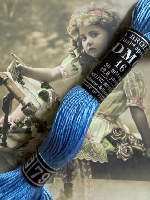 DMC Coton a broder special - art. 107 - dikte 16 | Blauw | kleurnr. 799 - 23 meter