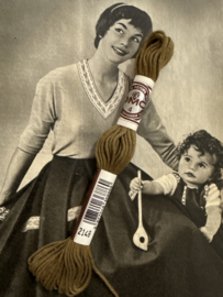 2148 BOOM BRUIN 100%  katoenen DMC borduurgaren Retors A Broder no 4 - 10 meter