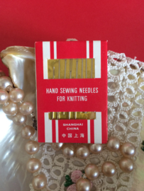 Vintage Needles Hand sewing needles for knitting | Shanghai China 50s