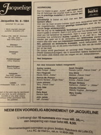 Tijdschriften | Breien | Jacqueline 8 Breimode: Breien met de sterren - Tv-serie Dallas: artiesten, Afton Cooper e.a. -  en Patty Brard, Andy Gibb