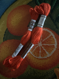 2900 ORANJE katoenen DMC borduurgaren Retors A Broder no 4 - 10 meter