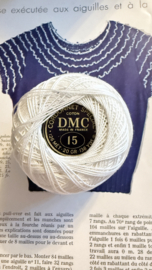 DMC | Wit - haakkatoen Art. 151 - no. 15 -  20 gram - 126 m