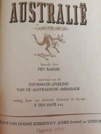 VERKOCHT | Australië | 1954 | Verzamelalbum | Douwe Egberts N.V. Joure (Friesland) en Utrecht