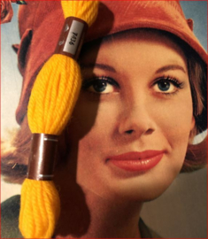 * 7436 borduurwol ORANJE Colbert DMC Laine pour tapisserie - virgin wool