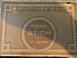 VERKOCHT | Boeken | Bibliothèque DMC | Kruissteken | MERK STICH I TE SERIE - BIBLIOTHEK D.M.C.  | 1918-1928