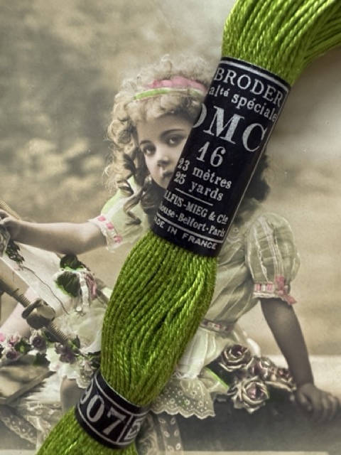 DMC Coton a broder special - art. 107 - dikte 16 | Groen | kleurnr. 907 - 23 meter