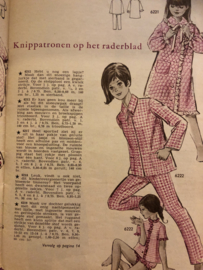 1966 | Marion naaipatronen maandblad | nr. 221 november 1966 - trouwjurk, jassen, pyjama's, ochtendjas man