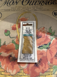 2213: Goud Silk Madeira Art. 018 100% pure zijde - 5 meter - 4 draads