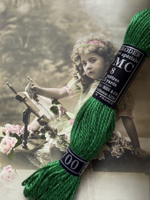 DMC Coton a broder special - art. 107 - dikte 08 | Groen | kleurnr. 700 - 16 meter