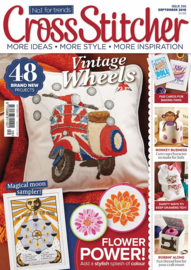 Tijdschriften | Borduren | CrossStitcher - 2015 issue 296 September Cross Stitcher: vintage Wheels