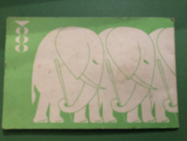 MONTYP | Naaldenboekje met olifanten - Needlebook - Nadelbüchlein 1950