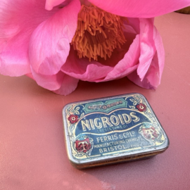 Blikken | Antiek doosje van Nigroids Ferris & Co. zuigtabletten, circa 1900