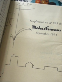 1974 | Modes & Travaux Magazine - N° 885 -  56e ANNEE SEPTEMBRE - special Haute Couture