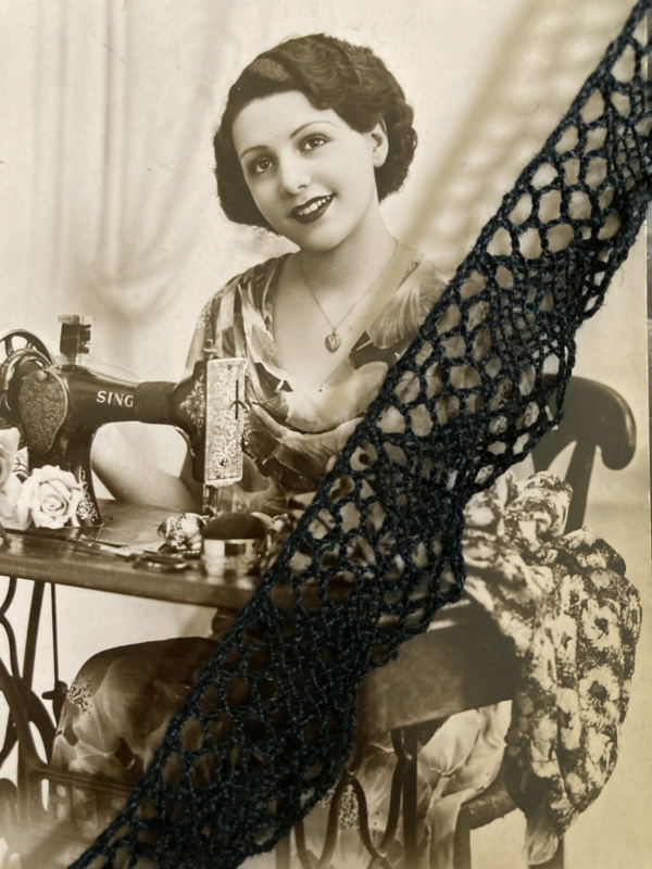 ZWART, GRIJS EN BRUIN  | Kant - Kloskant - Lace - Dentelle - Spitzenband