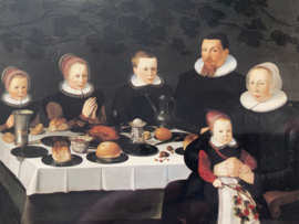 Onbekend: Familie aan tafel, 1627 Rijksmuseum Het Catharijneconvent, Utrecht