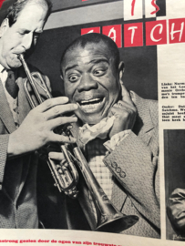 VERKOCHT | 1961 | Romance weekblad voor de twintigers | nr. 06 - 11 februari 1961 (Louis Armstrong en Toon Hermans)