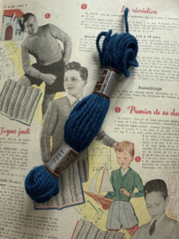 * 7311 Borduurwol BLAUW  | Bruin label - Colbert DMC Tapestry wool