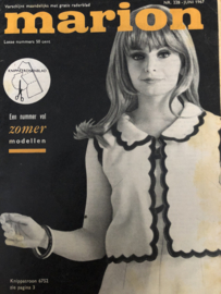 1967 | Marion naaipatronen maandblad | nr. 228 - juni 1967 INHOUDSOPGAVE- met radarblad - VERKOCHT