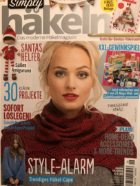 Tijdschriften | Haken | Simply Hakeln Das moderne Häkelmagazin 2016 nr. 06 Januar. STYLE ALARM