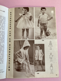 1962 | Marion naaipatronen maandblad | nr. 166 mei 1962  met radarblad jurken/kinderkleding