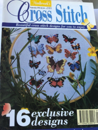 Tijdschriften | Borduren | Needlework's Cross Stitch - 1994 September (vlinders)