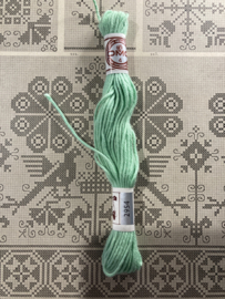 2954 GROEN katoen DMC borduurgaren Retors A Broder no 4 - 10 meter