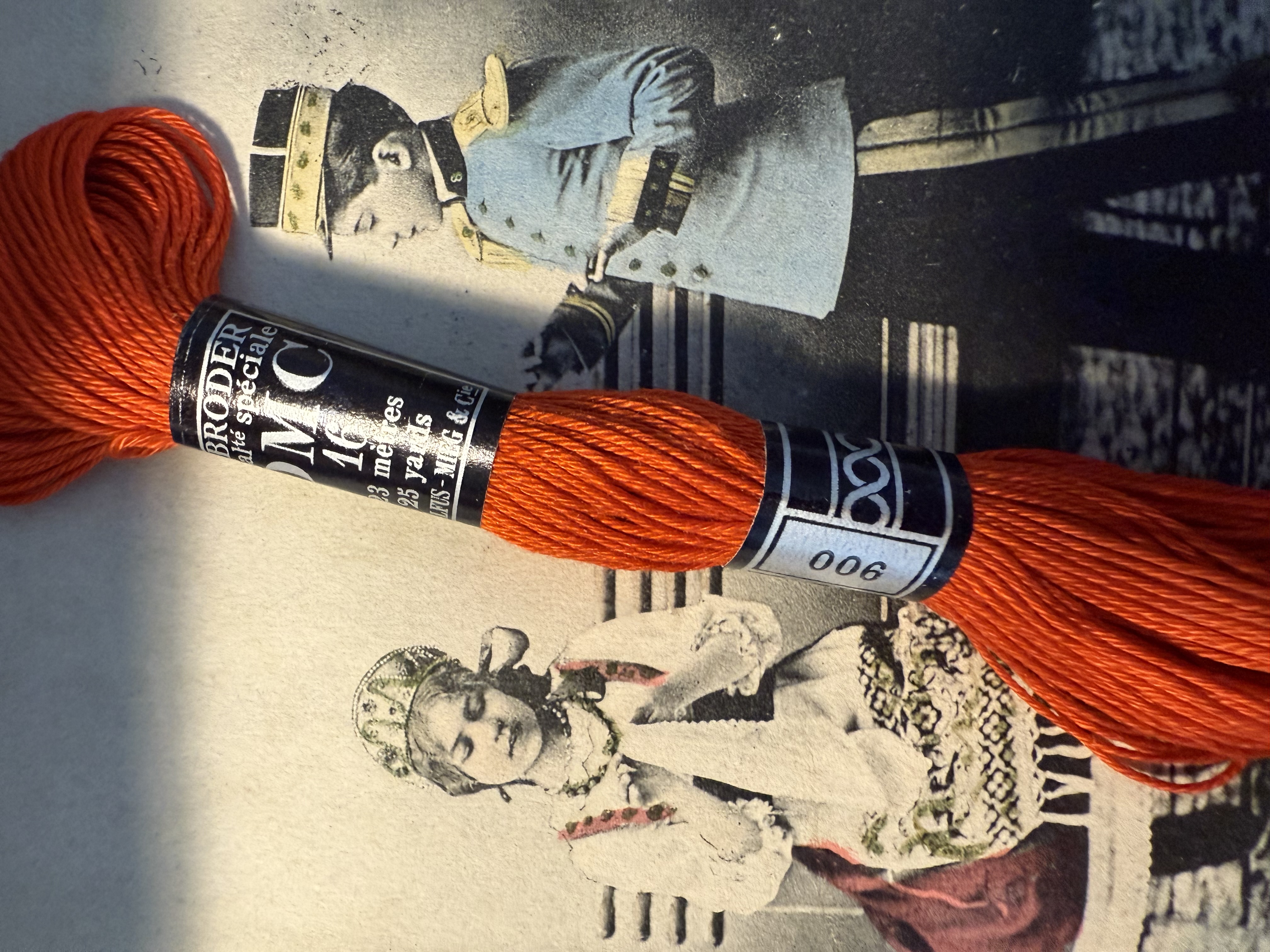 DMC Coton a broder special - art. 107 - dikte 16 | Oranje | kleurnr. 900 - 23 meter
