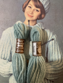 * 7692 Borduurwol BLAUW licht azuur | Bruin label - Colbert DMC Tapestry wool