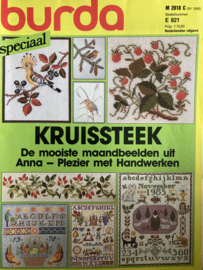 Tijdschriften | Borduren | BURDA Special - Kruissteek E 821 - De mooiste maandbeelden uit Anna - Plezier met handwerken