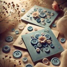 Knopenkaarten | Blauw